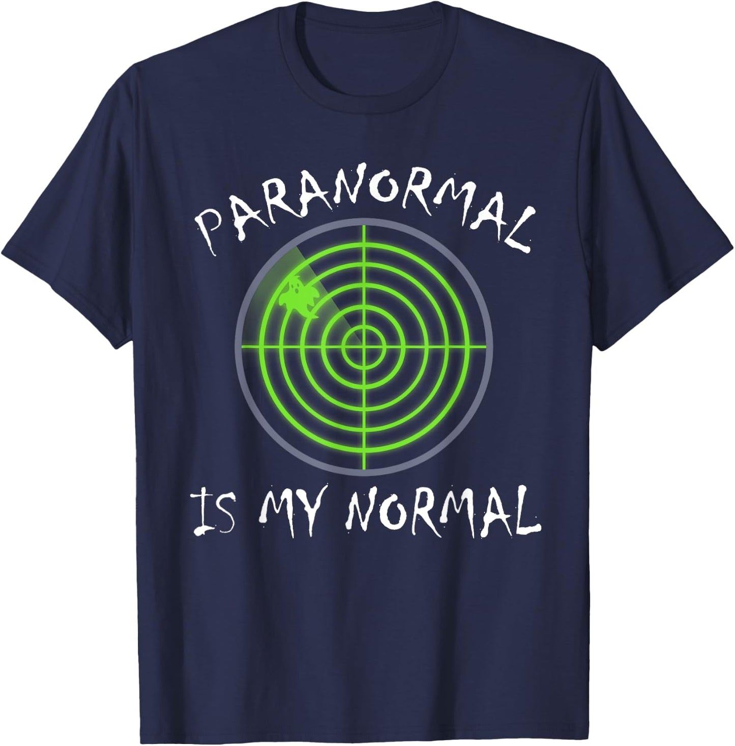 Paranormal Is My Normal Funny Halloween T-Shirt - T-Shirt | Navy