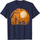Star Wars Droids Halloween Orange Hue Death Star Portrait T-Shirt - T-Shirt | Navy