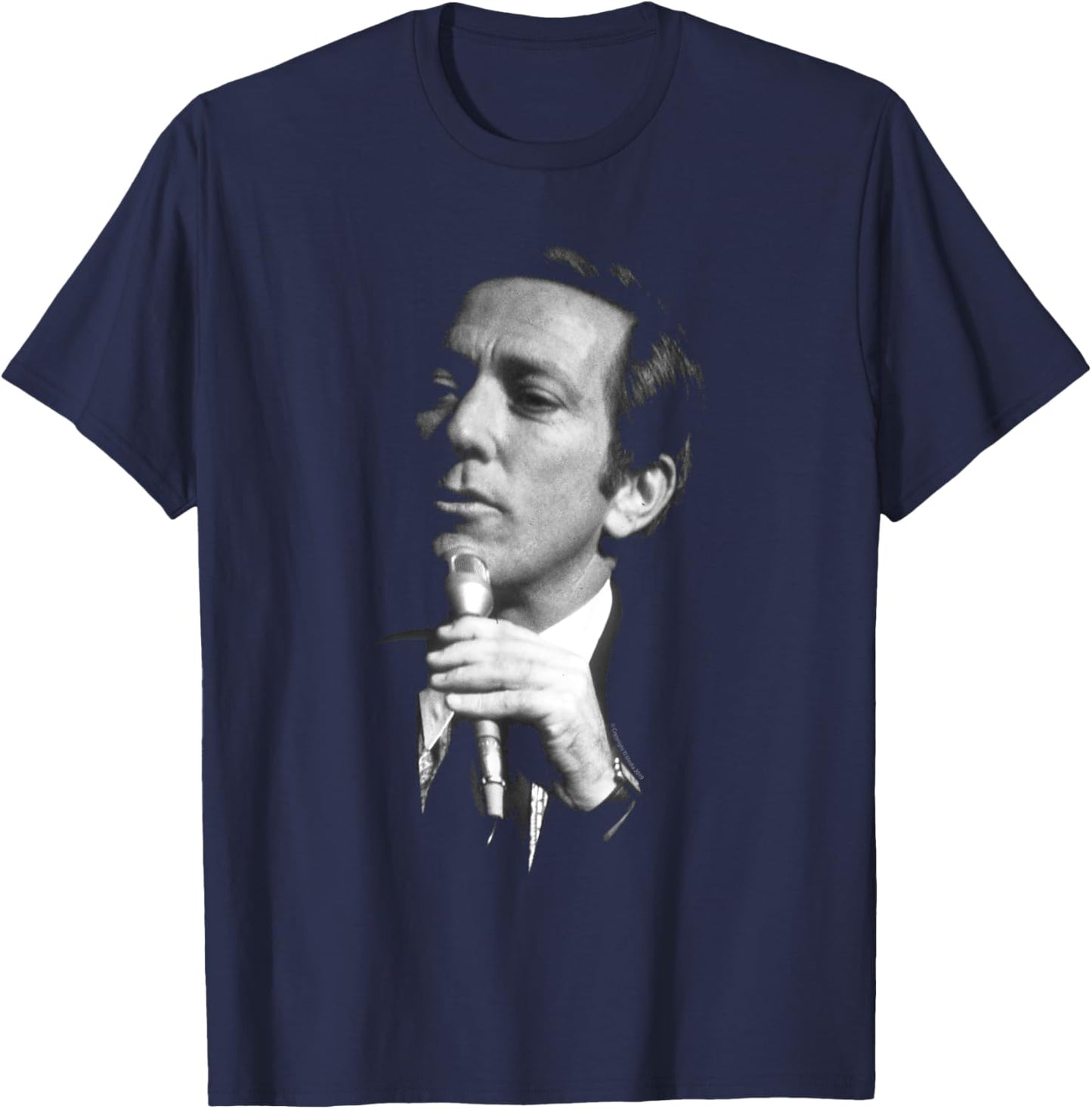 TV Times Singer Andy Williams 1971 T-Shirt - T-Shirt | Navy