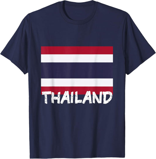 Cool Thailand Flag T-Shirt - T-Shirt | Navy