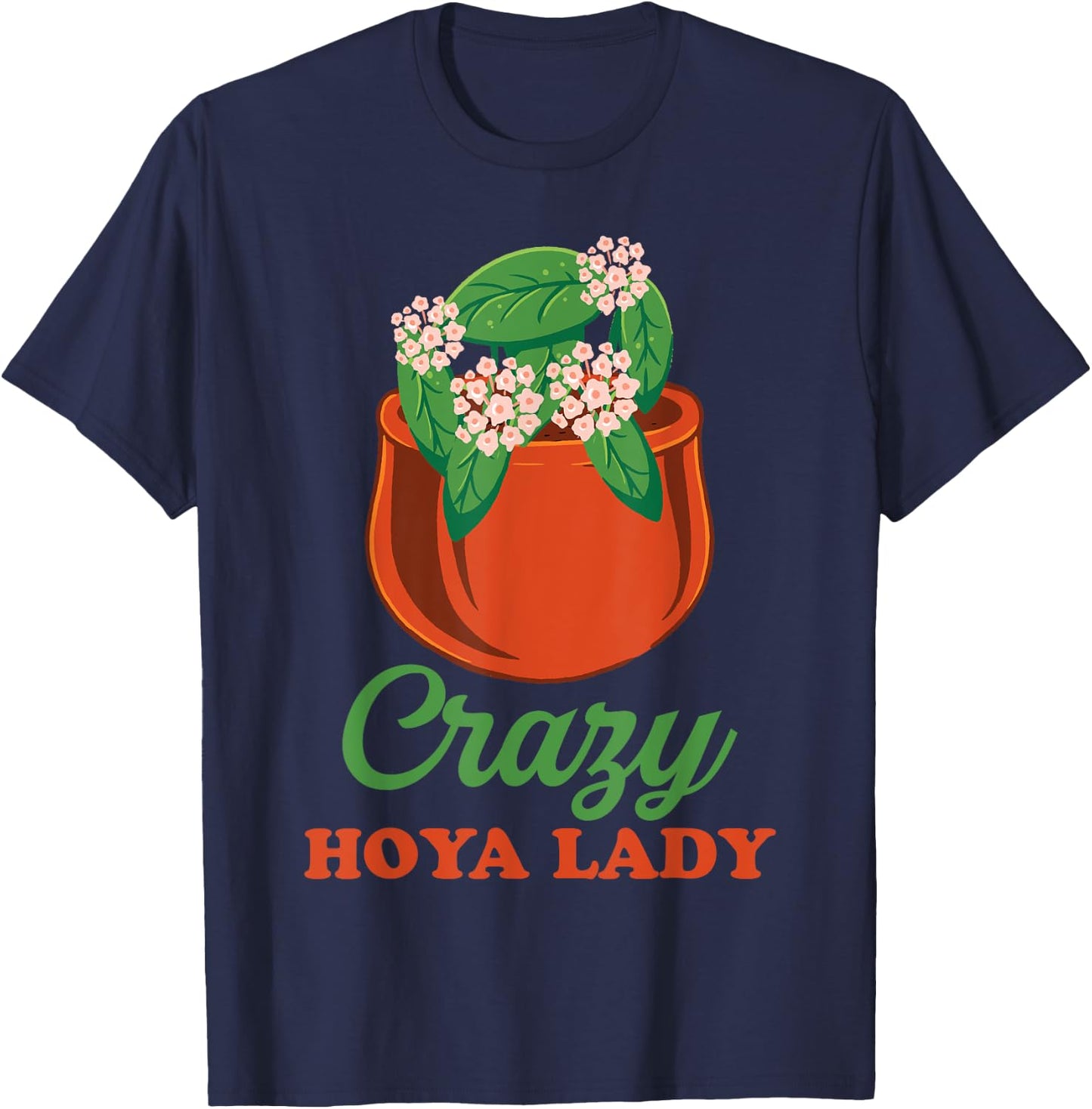 Hoya Plant Design for Hoya Fans T-Shirt - T-Shirt | Navy