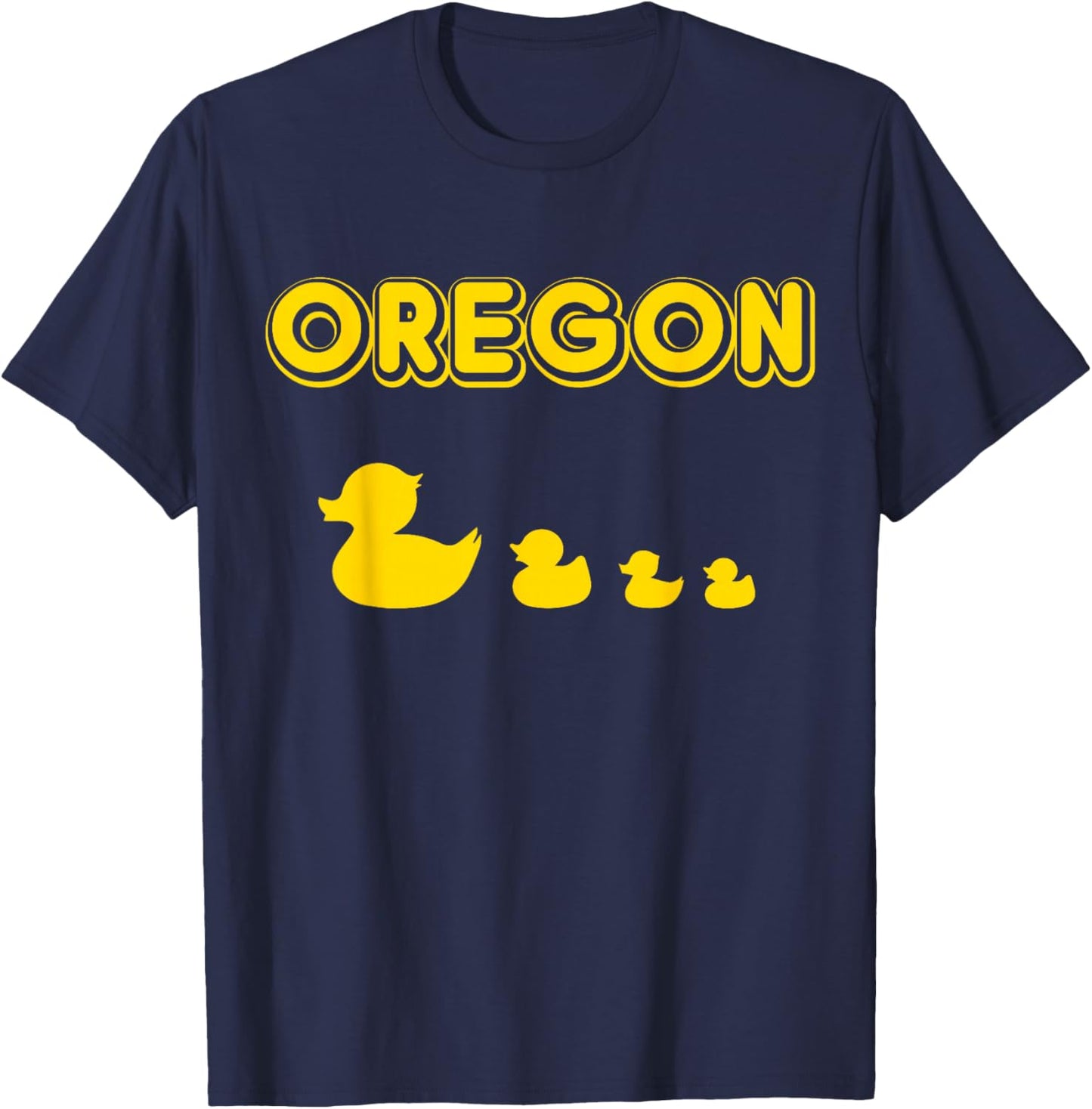 Oregon Duck Family T-Shirt - T-Shirt | Navy