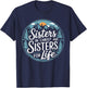 Sisters In Christ Religion Jesus Christian Women Faith T-Shirt - T-Shirt | Navy