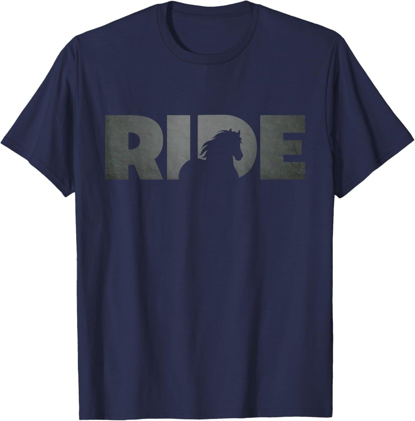 BASBO Horseback Riding Apparel - Horse , Small T-Shirt - T-Shirt | Navy