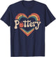 Funny Pottery Lover Ceramic Artist JM Black Classic Modern Lightweight Classic Fit Polyester 100% Adults T-Shirt - T-Shirt | Navy