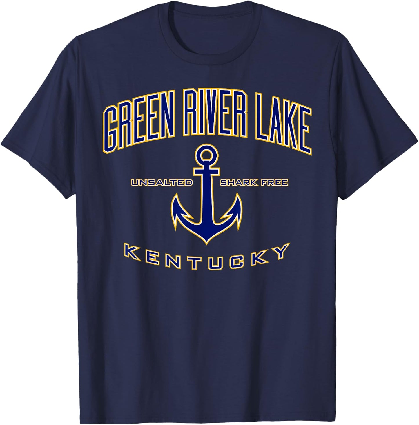 Green River Lake Shirt , Men, Girls & Boys T-Shirt - T-Shirt | Navy