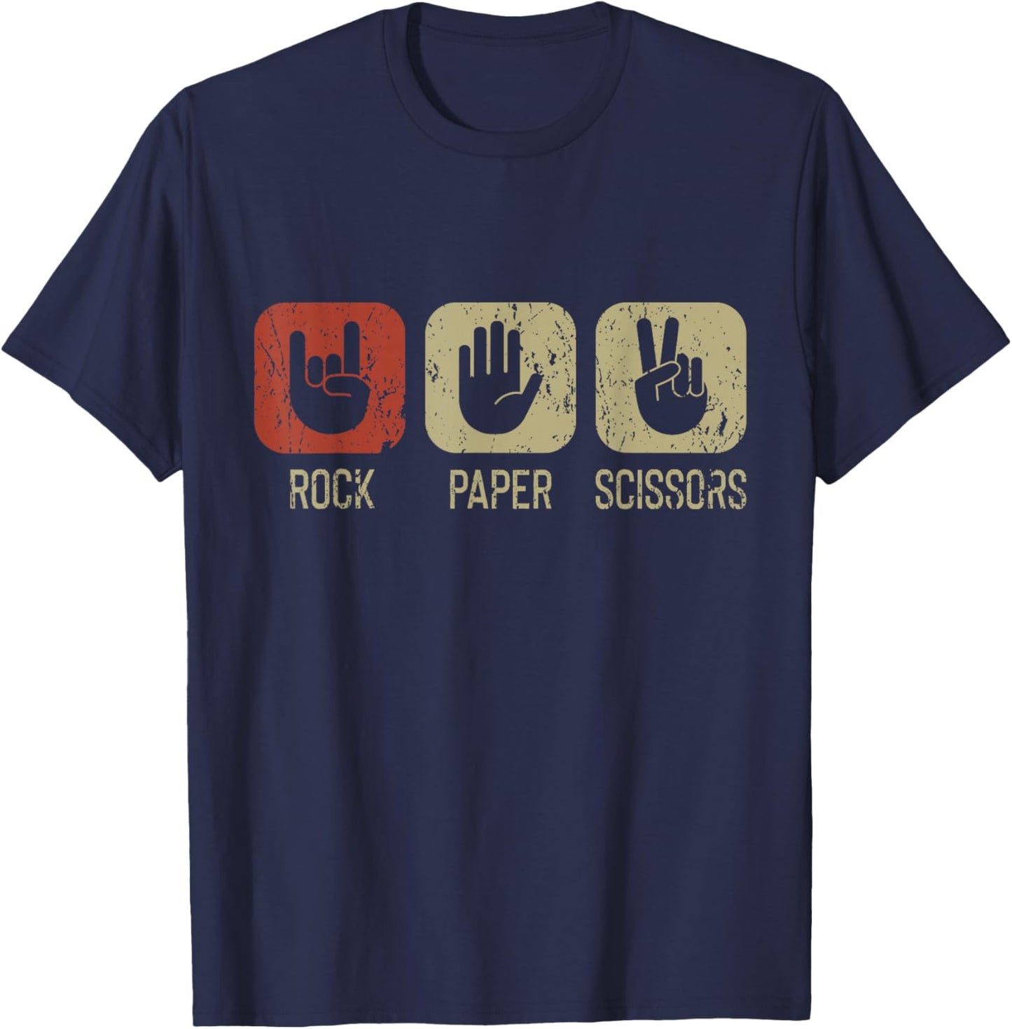 Rock N Roll Music - Rock ON T-Shirt - T-Shirt | Navy