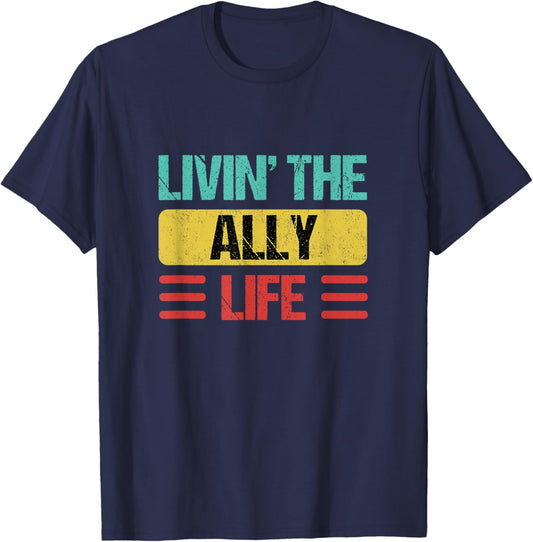 Ally Name T-Shirt - T-Shirt | Navy