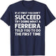 FERREIRA Funny Surname Family Tree Birthday Reunion Idea T-Shirt - T-Shirt | Navy