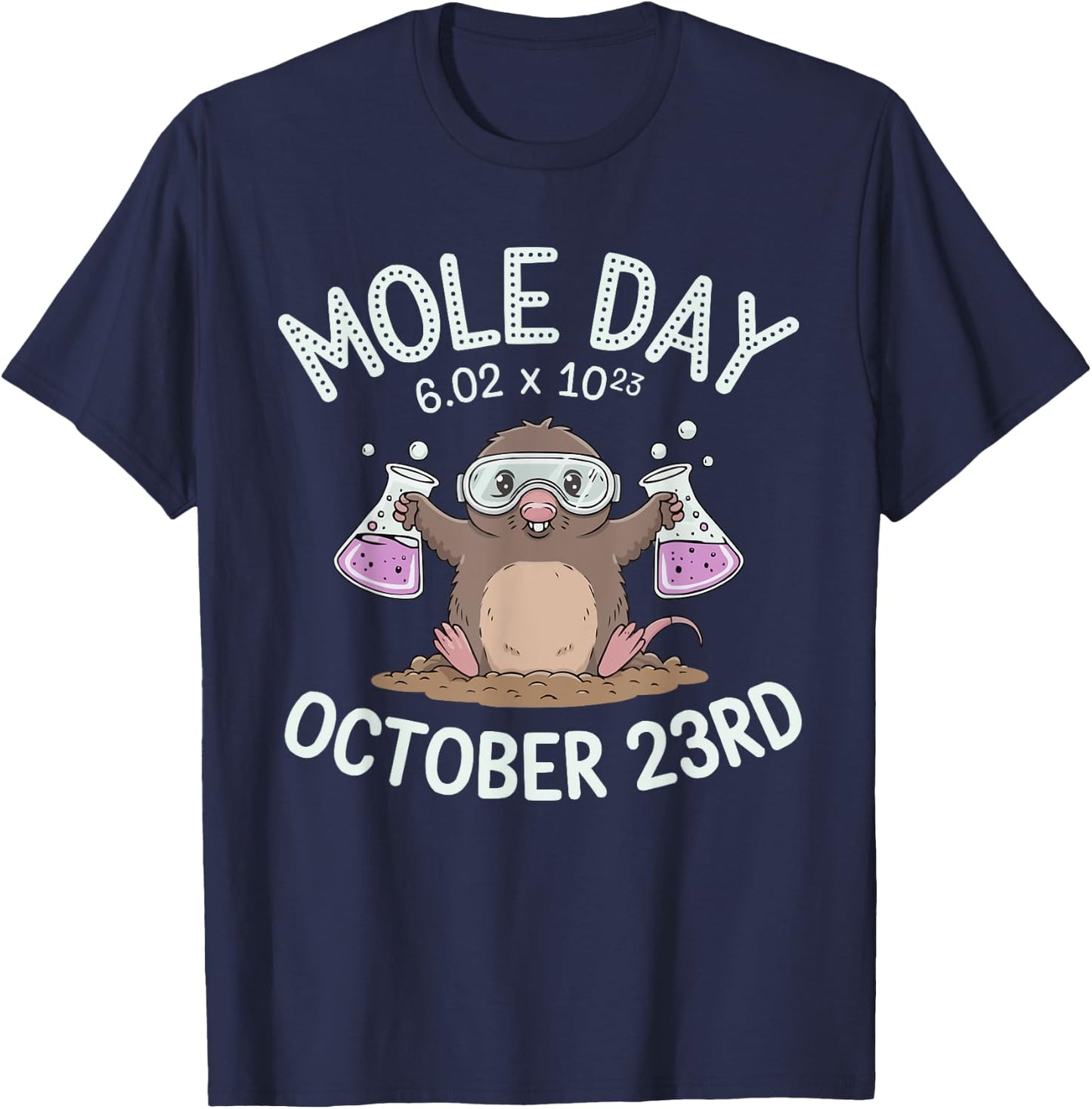 National Mole Day Animal Mammal Mole Whisperer T-Shirt - T-Shirt | Navy