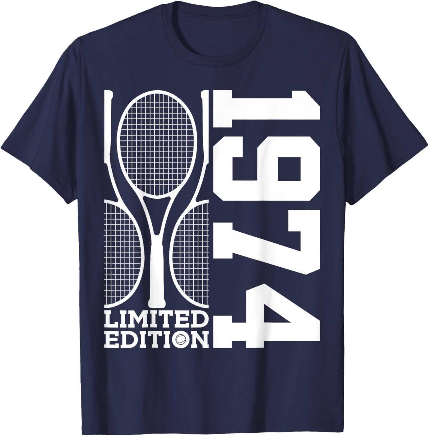 52nd BIRTHDAY TENNIS LIMITED EDITION 1974 T-Shirt - T-Shirt | Navy