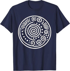 Pachamama Symbol Bolivia Mother Earth Inca Goddess T-Shirt - T-Shirt | Navy
