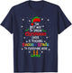 Best Way To Spread Christmas Cheer Is Teaching Second Grade T-Shirt - T-Shirt | Navy