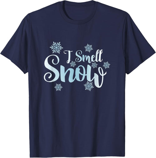 i smell snow, cute snowflakes snowy Winter holiday christmas