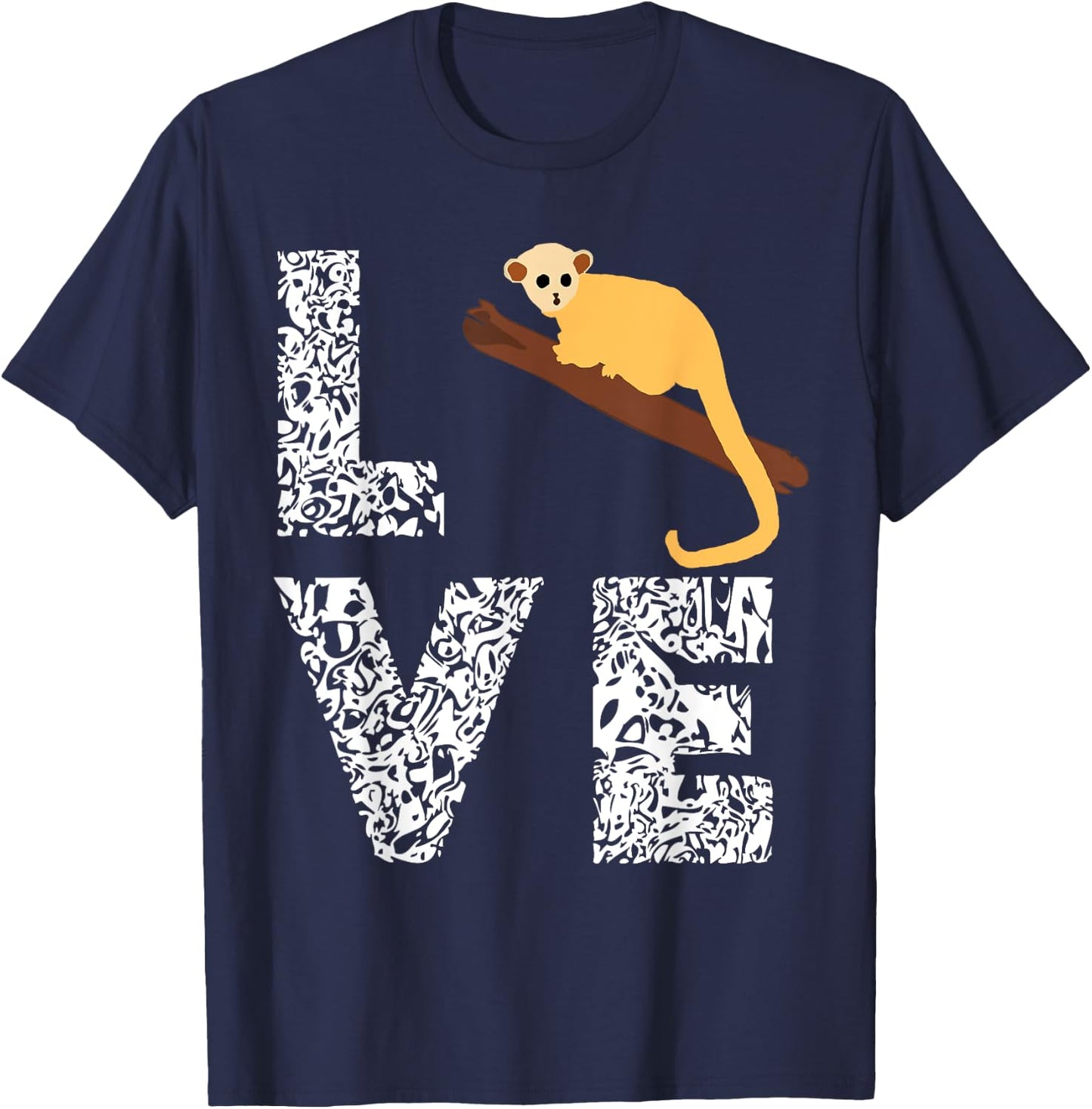 Kinkajou Lover Pet Wildlife Animal Monkey Lover T-Shirt - T-Shirt | Navy