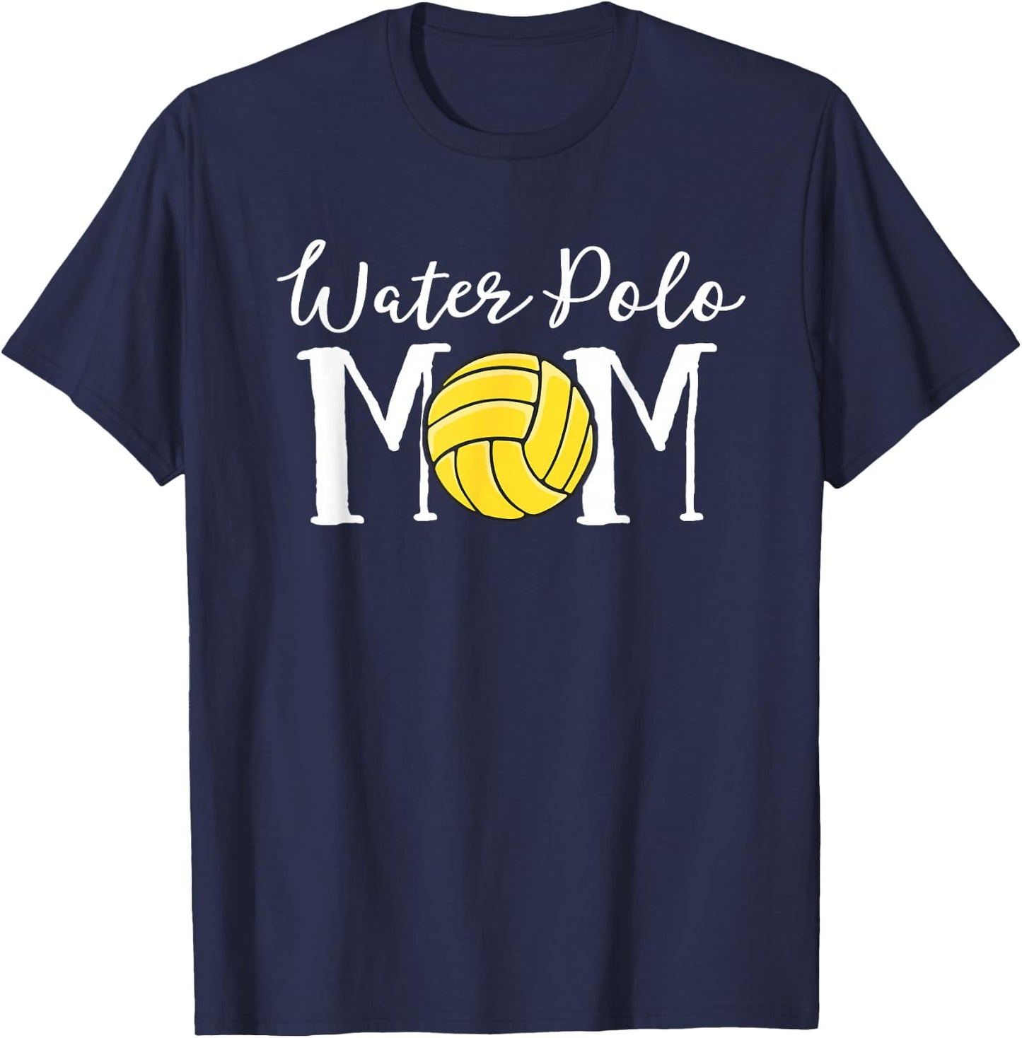 Water Polo Mom Game Day Team Mama Love Mother Women T-Shirt - T-Shirt | Navy