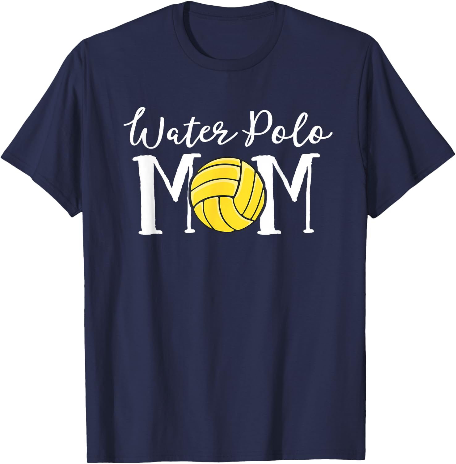 Water Polo Mom Game Day Team Mama Love Mother Women T-Shirt - T-Shirt | Navy