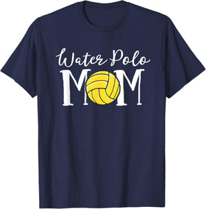 Water Polo Mom Game Day Team Mama Love Mother Women T-Shirt - T-Shirt | Navy