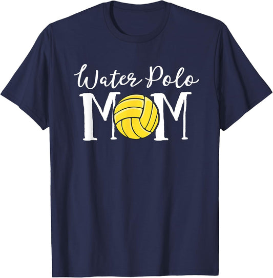 Water Polo Mom Game Day Team Mama Love Mother Women T-Shirt - T-Shirt | Navy