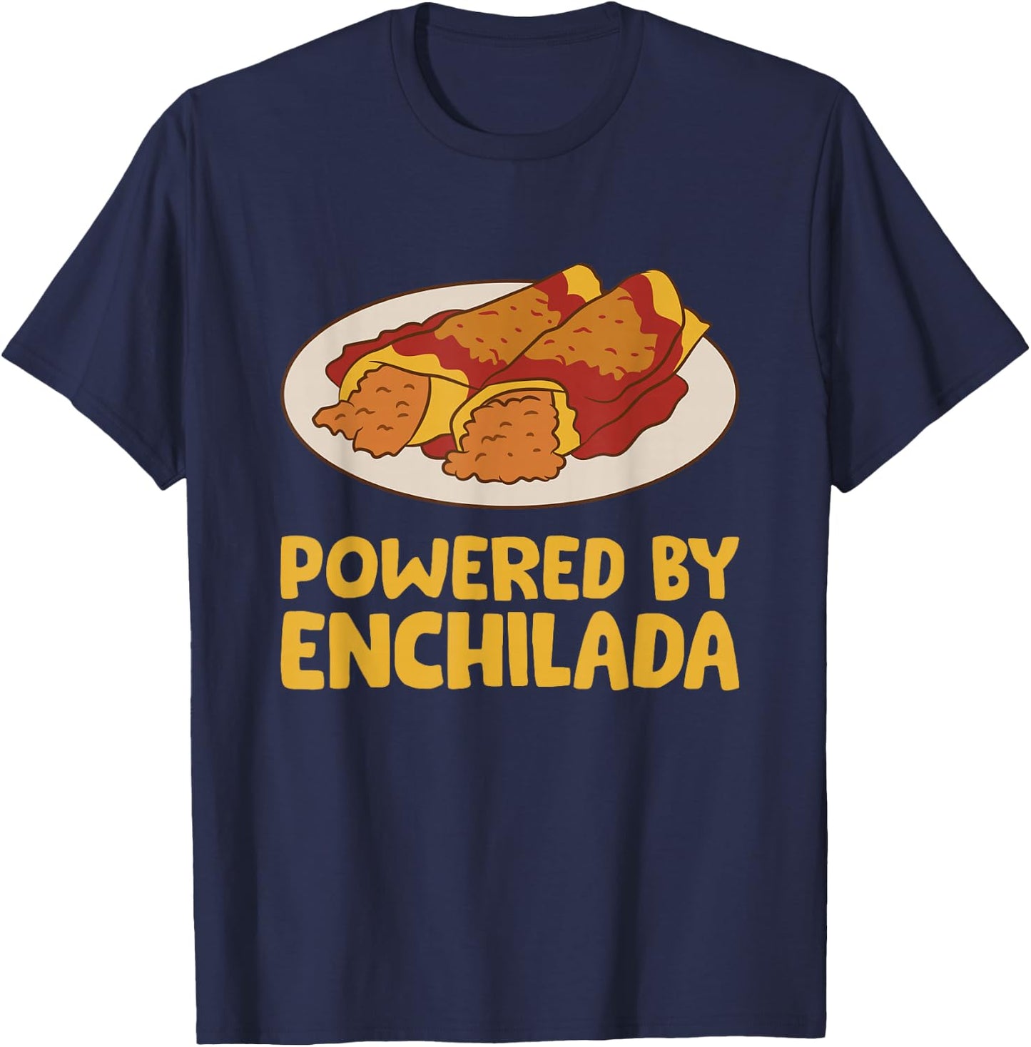 Powered By Enchilada Love Enchilada T-Shirt - T-Shirt | Navy
