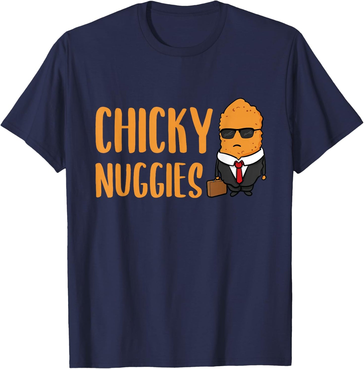 Chicky Nuggies Funny Chicken Nuggets Lover Nug Life Kids T-Shirt - T-Shirt | Navy