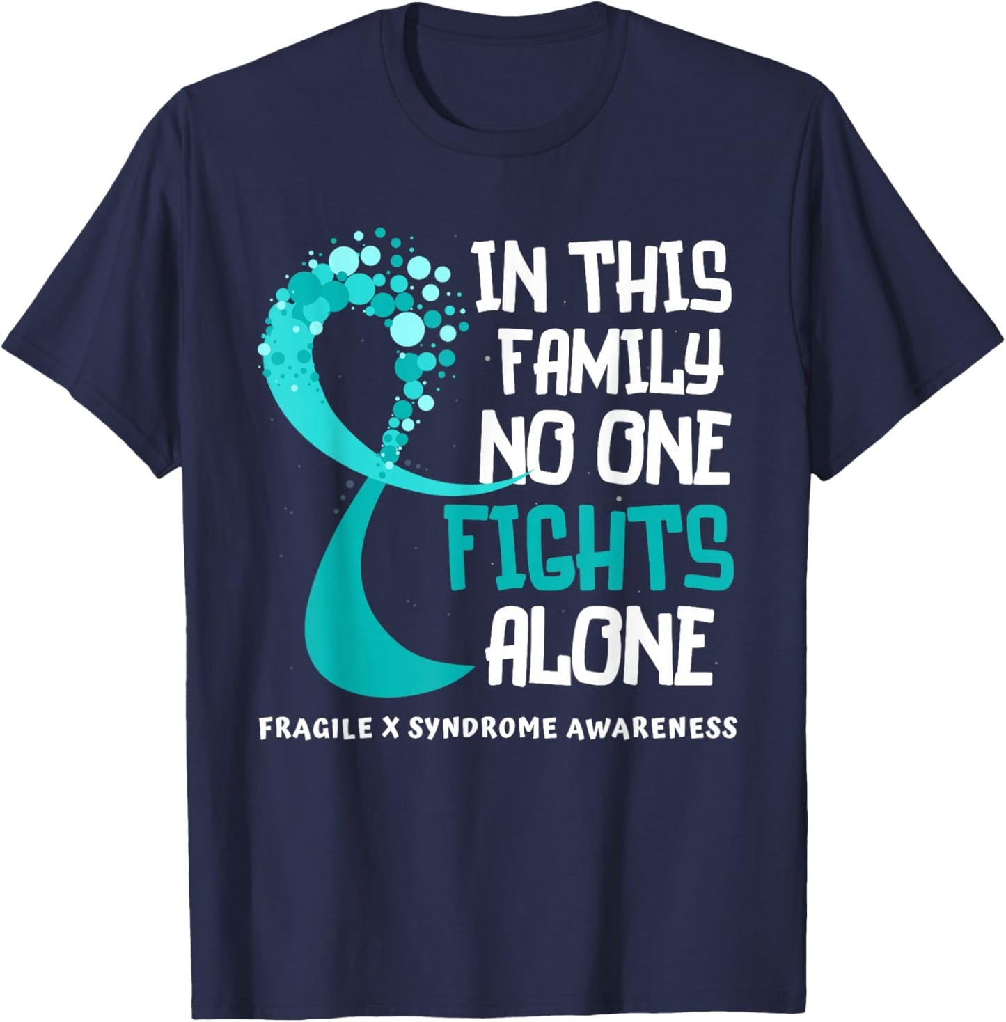 Band Hope Family Fighter zur Sensibilisierung für das Fragile X-Syndrom T-Shirt - T-Shirt | Navy