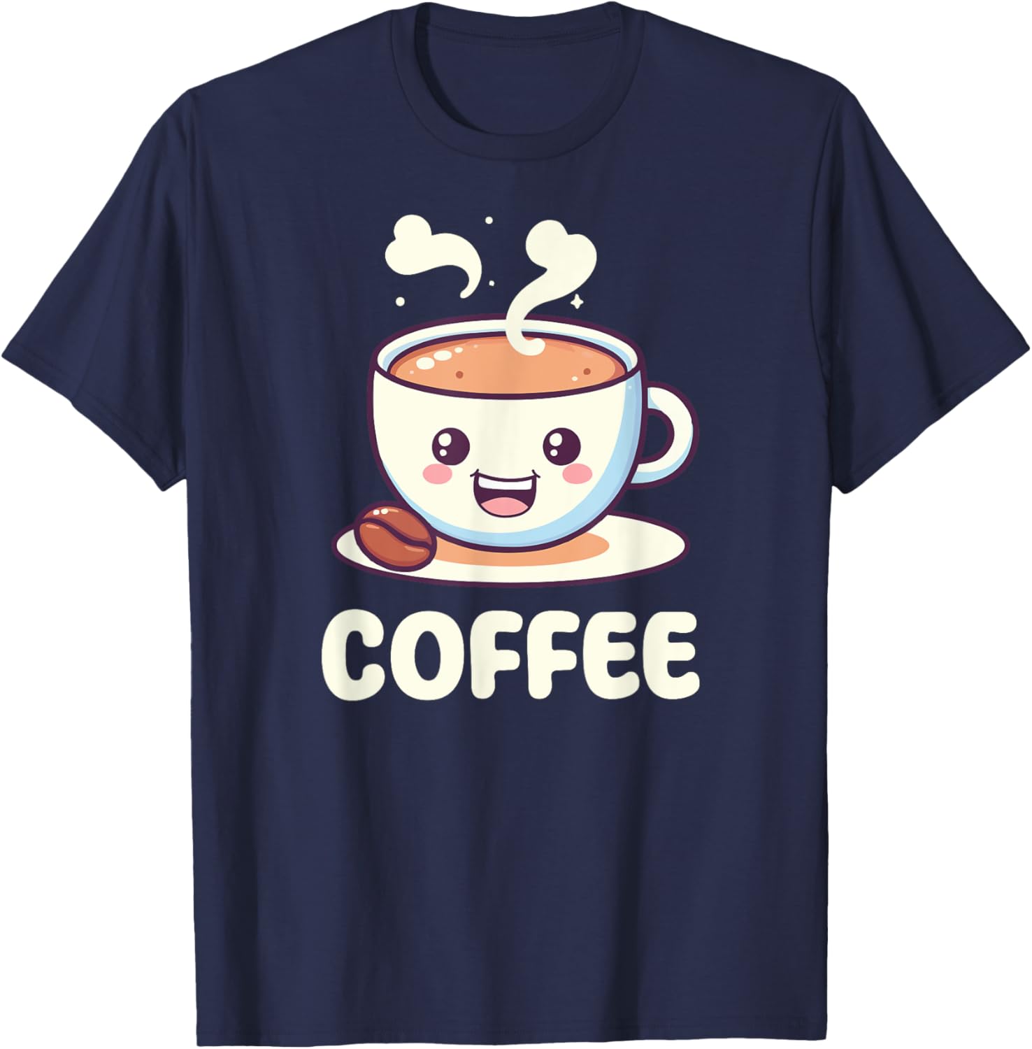 Coffee & Creamer Matching Couple Halloween Best Friends T-Shirt - T-Shirt | Navy