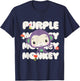 Fisher-Price Purple Monkey T-Shirt - T-Shirt | Navy