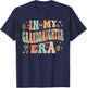 Retro Groovy In My Granddaughter Era Mother's Day Kids Girls T-Shirt - T-Shirt | Navy