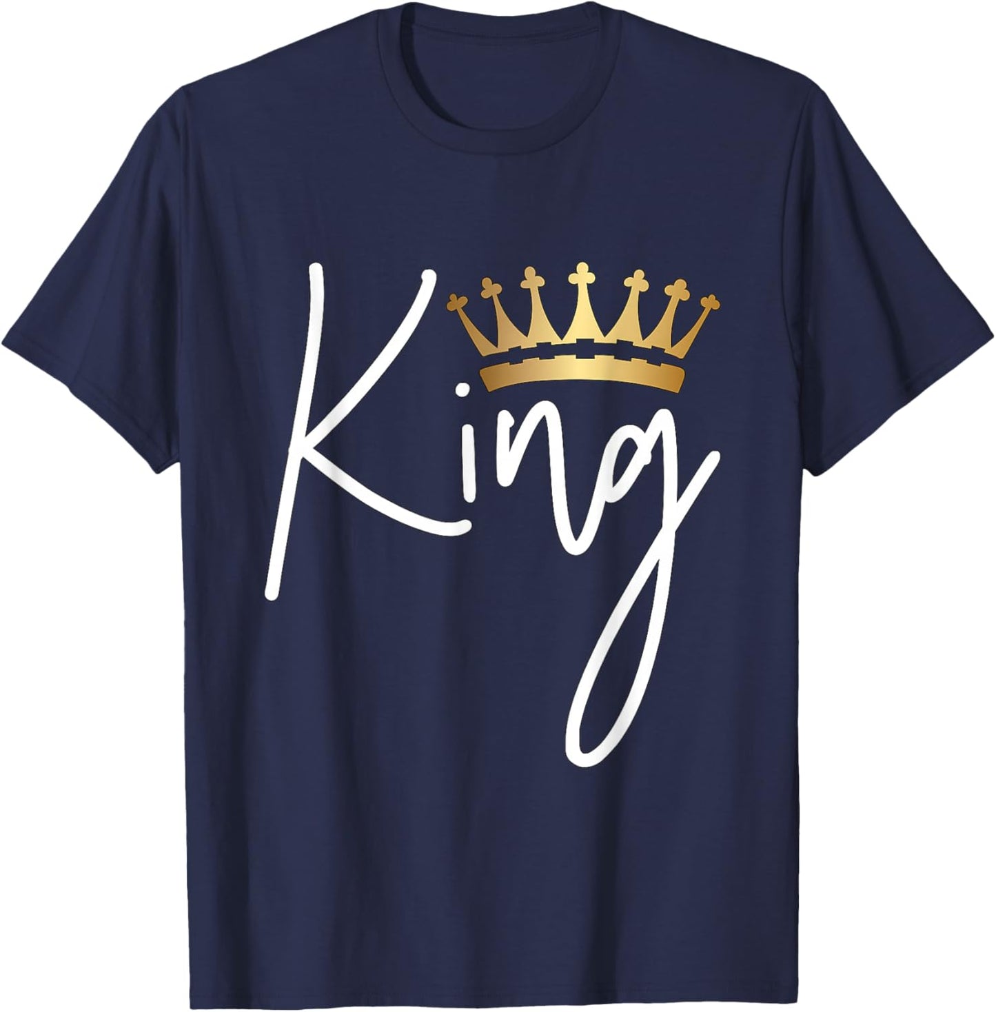 King Crown Gold T-Shirt - T-Shirt | Navy
