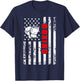 American Flag Boxing Patriotic Boxing T-Shirt - T-Shirt | Navy