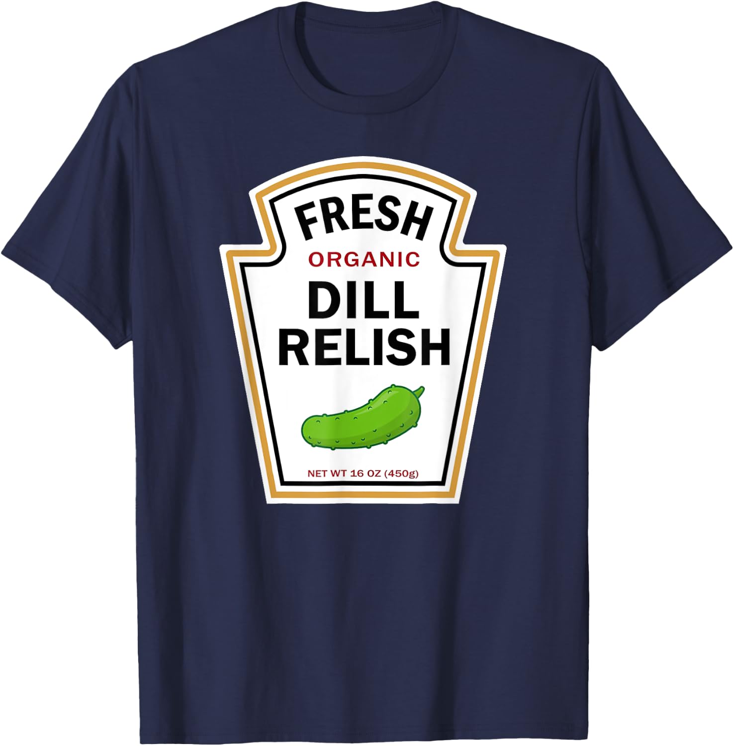 Dill Relish Easy Halloween Costume Diy Group Matching Couple T-Shirt - T-Shirt | Navy