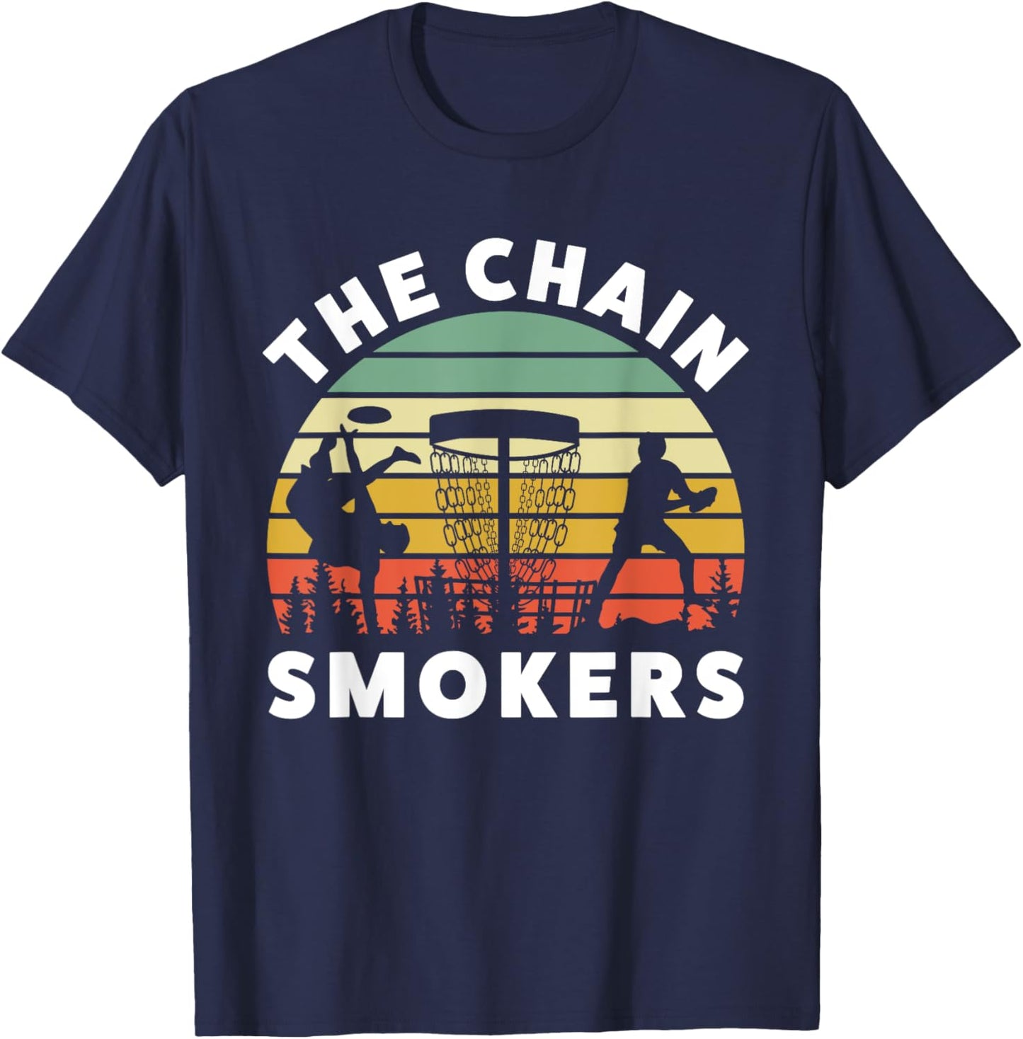 Funny Disc Golf Game Team Name Tournament Work Event Apparel T-Shirt - T-Shirt | Navy