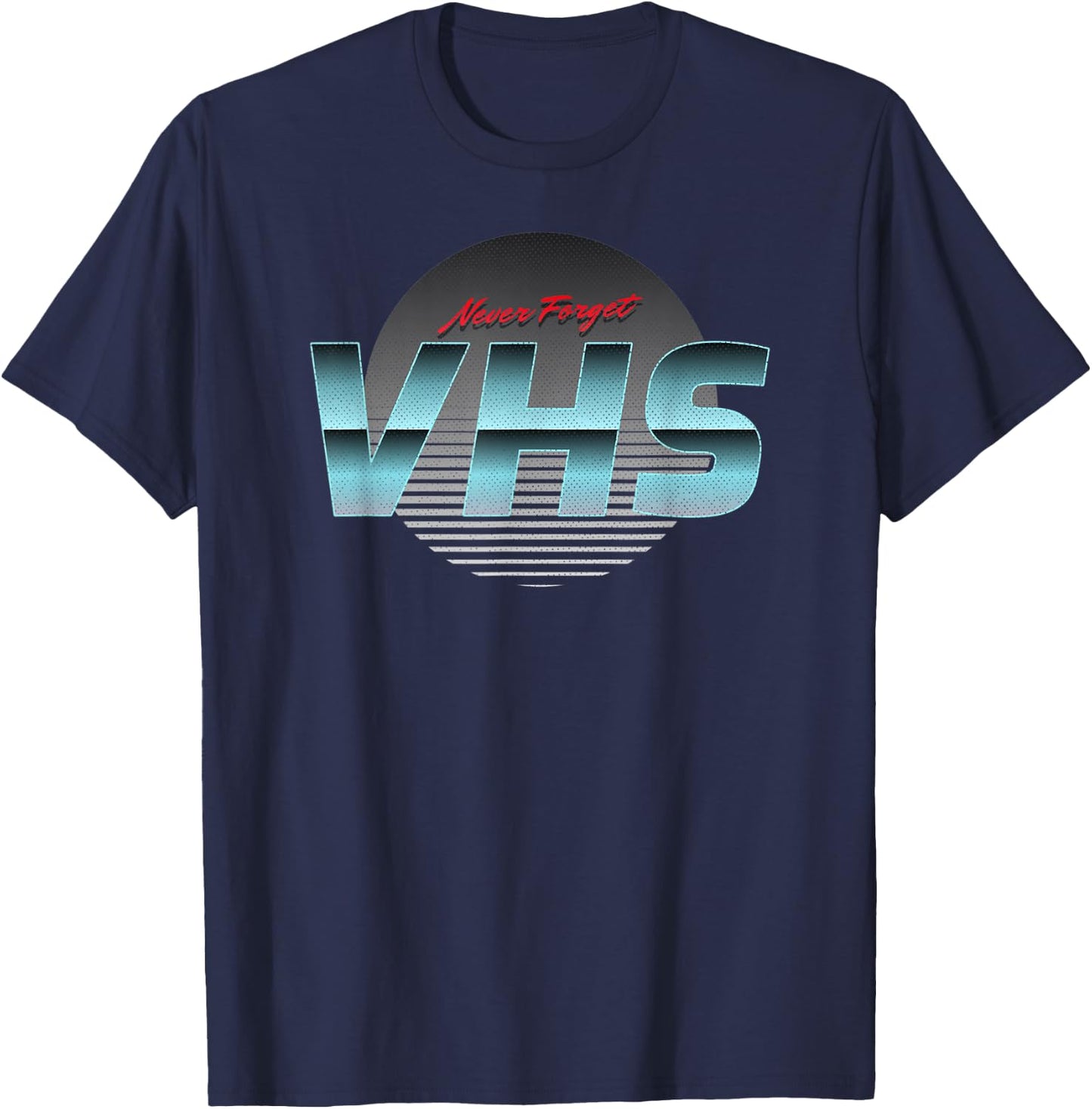 Retro VHS Gift T-Shirt - T-Shirt | Navy