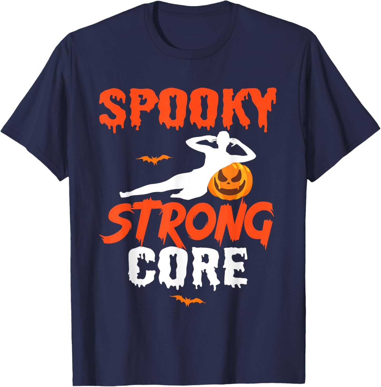 Halloween Pilates Instructor Horror Fitness Workout Gym T-Shirt - T-Shirt | Navy