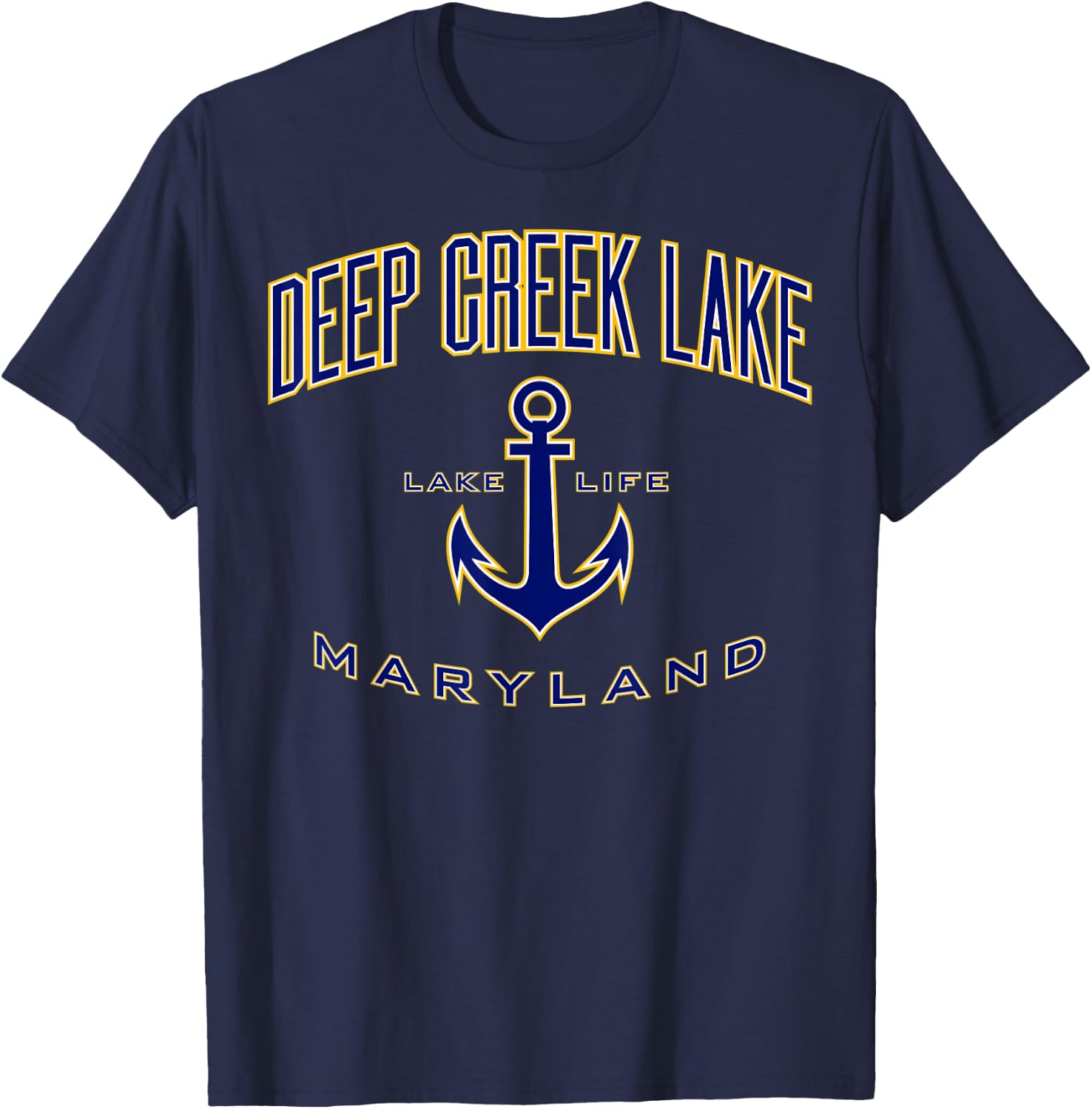 Deep Creek Lake MD T-Shirt - T-Shirt | Navy