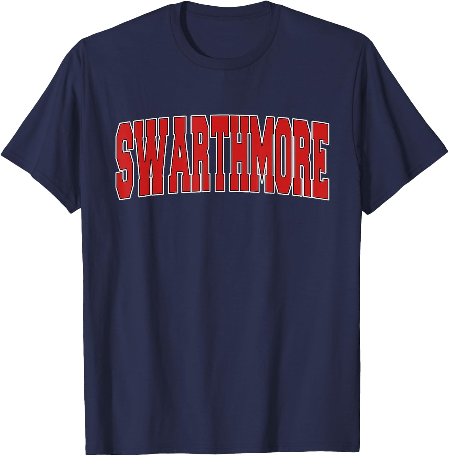 SWARTHMORE PA PENNSYLVANIA Varsity Style USA Vintage Sports T-Shirt - T-Shirt | Navy