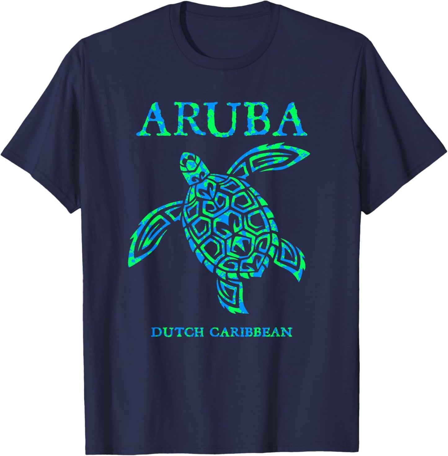 Aruba Sea Turtle Cruise Vacation Souvenir Boys Girls T-Shirt - T-Shirt | Navy