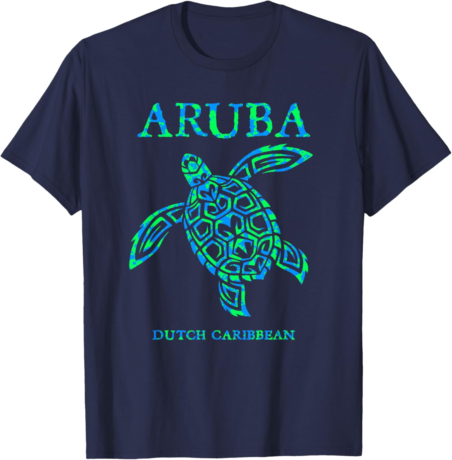 Aruba Sea Turtle Cruise Vacation Souvenir Boys Girls T-Shirt - T-Shirt | Navy