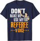 Funny Basketball Ref Hoops - Basketball Referee T-Shirt - T-Shirt | Navy