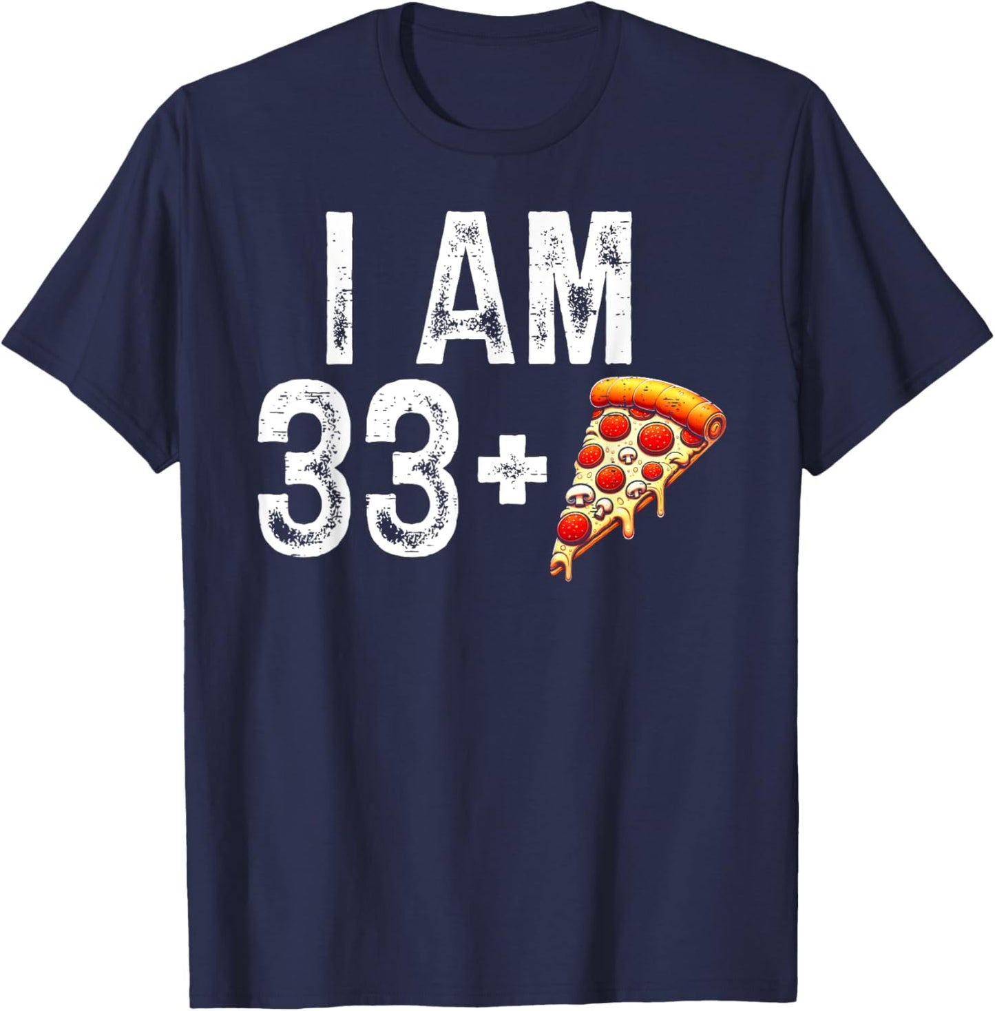 34 Year Old Pizza Birthday Party 34th Bday Women T-Shirt - T-Shirt | Navy