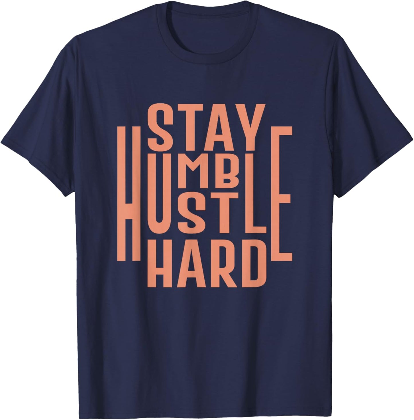 Concrete And Luxury Stay Humble Crimson Bliss T-Shirt - T-Shirt | Navy