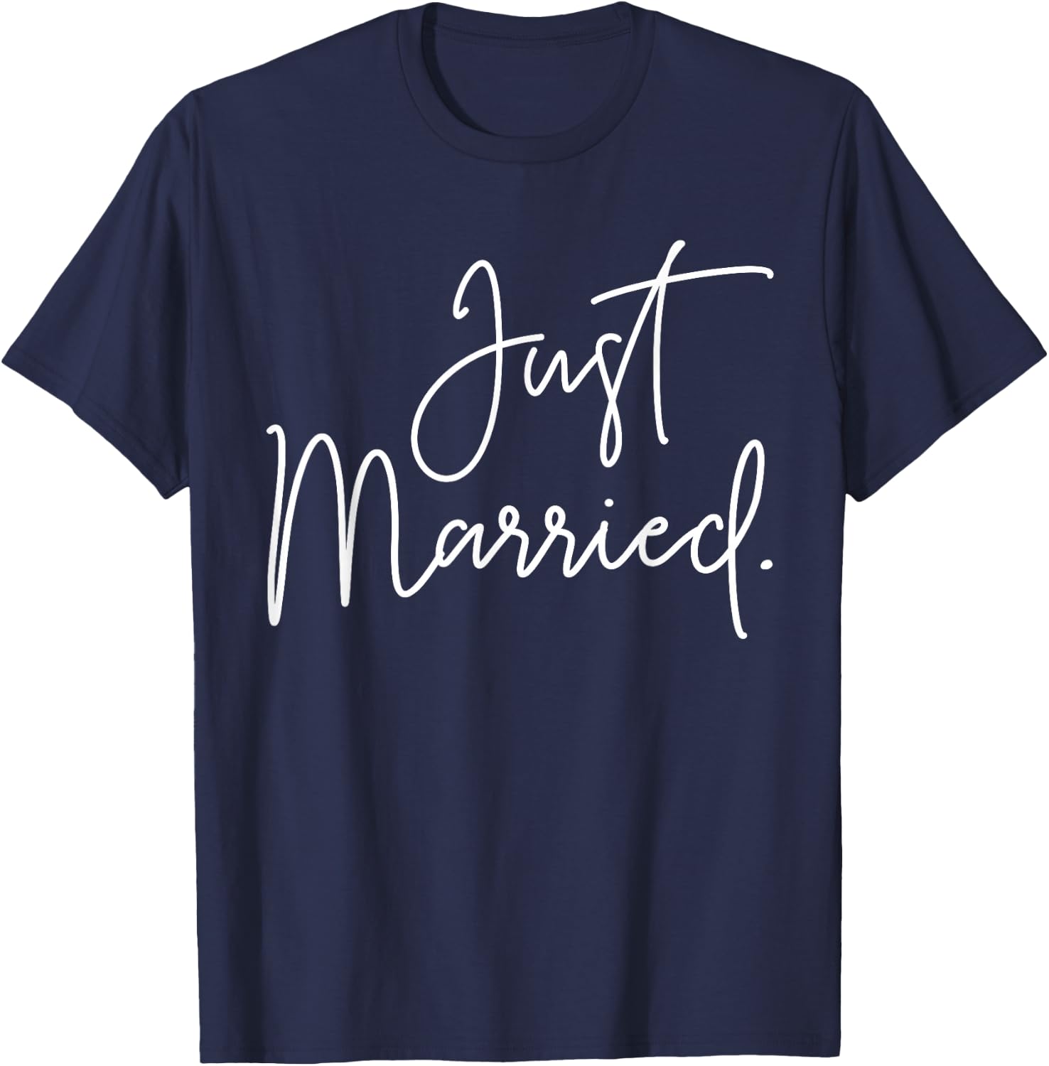 Just Married T-Shirt - T-Shirt | Navy