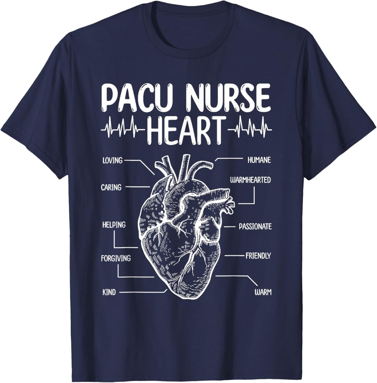 PACU Nurse Accessoires for Work PACU Nursing Essentials T-Shirt - T-Shirt | Navy