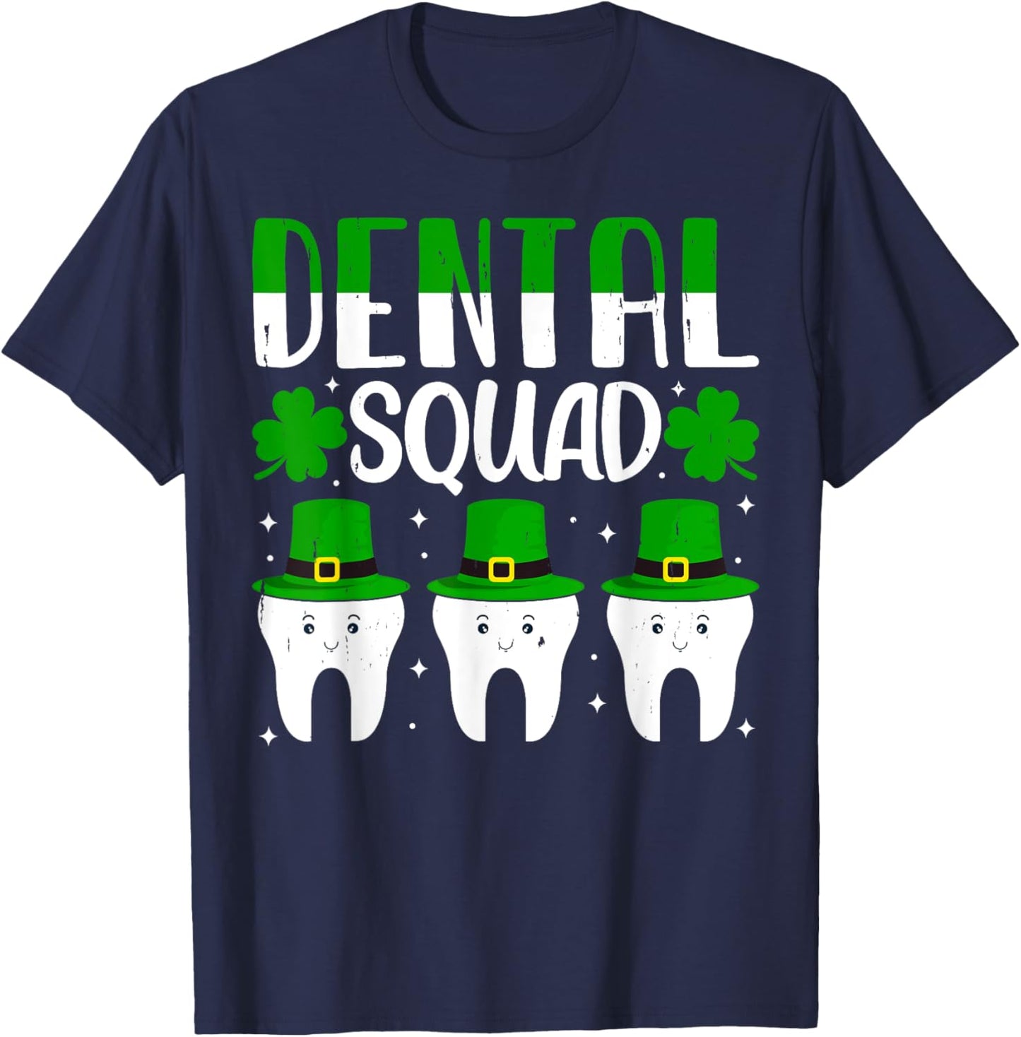 Shenanigans Dental Squad St Patricks Day Matching Group T-Shirt - T-Shirt | Navy