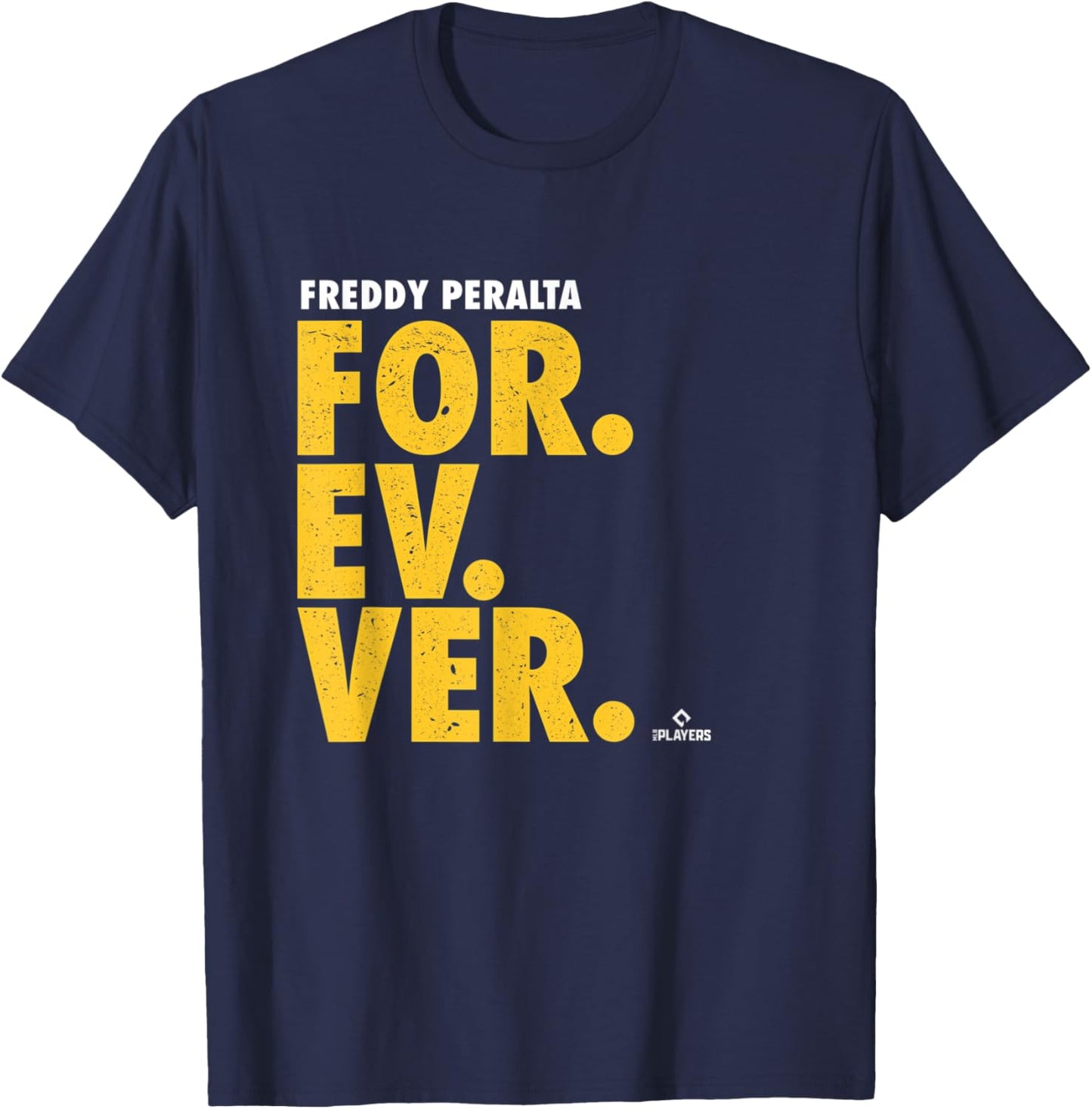 Freddy Peralta Forever Baseball Freddy Peralta Milwaukee T-Shirt - T-Shirt | Navy