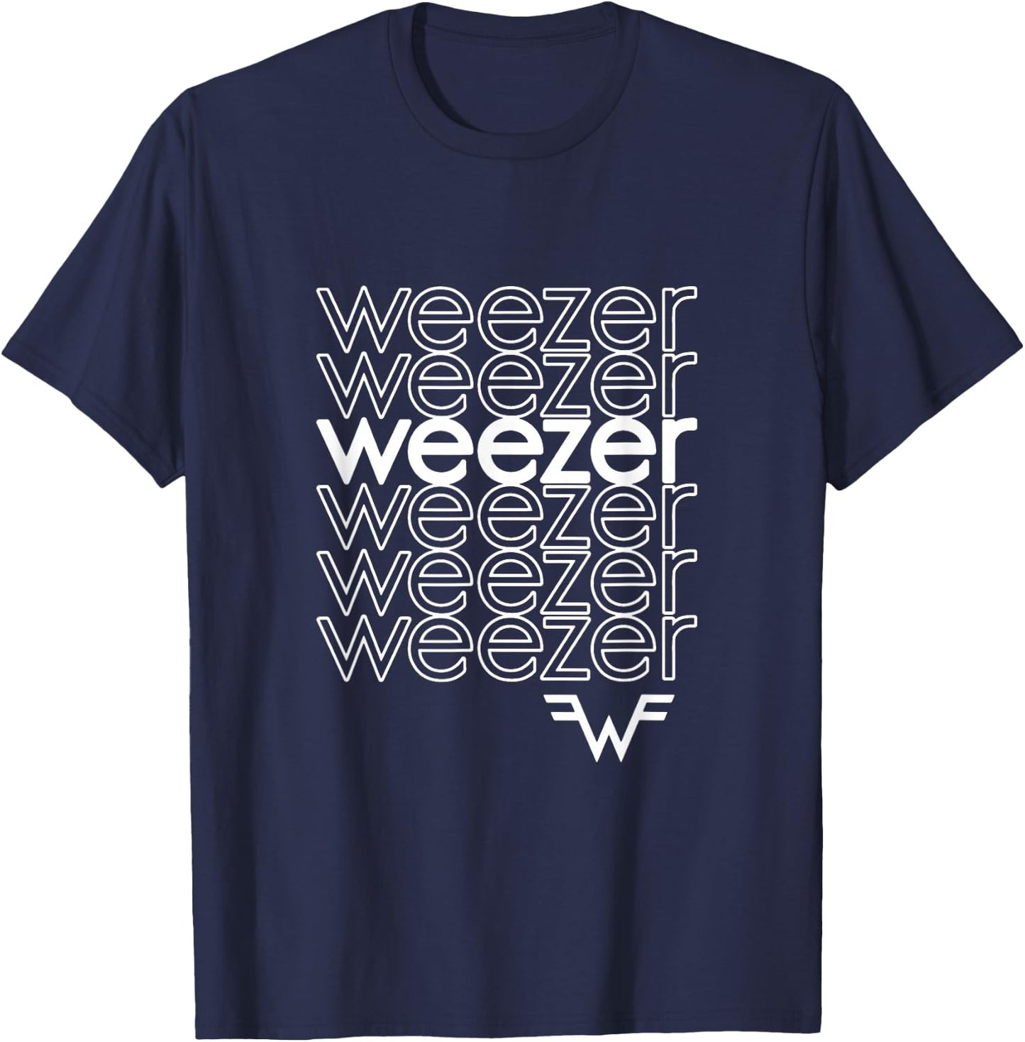 Weezer - Thank You T-Shirt - T-Shirt | Navy
