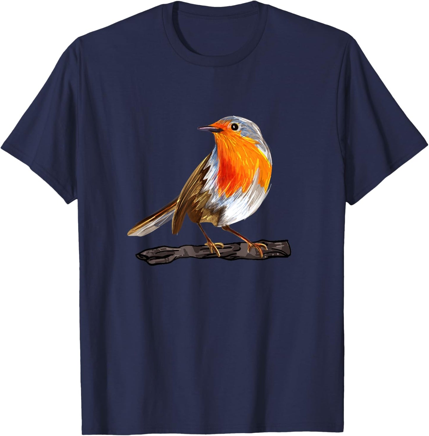 Robin Bird T-Shirt - T-Shirt | Navy