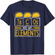 Tacos are my Elements Chemist Mexican Food Science Taco T-Shirt - T-Shirt | Navy