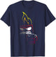 Disney Pixar Inside Out Fired Up Anger Outline Faded T-Shirt - T-Shirt | Navy